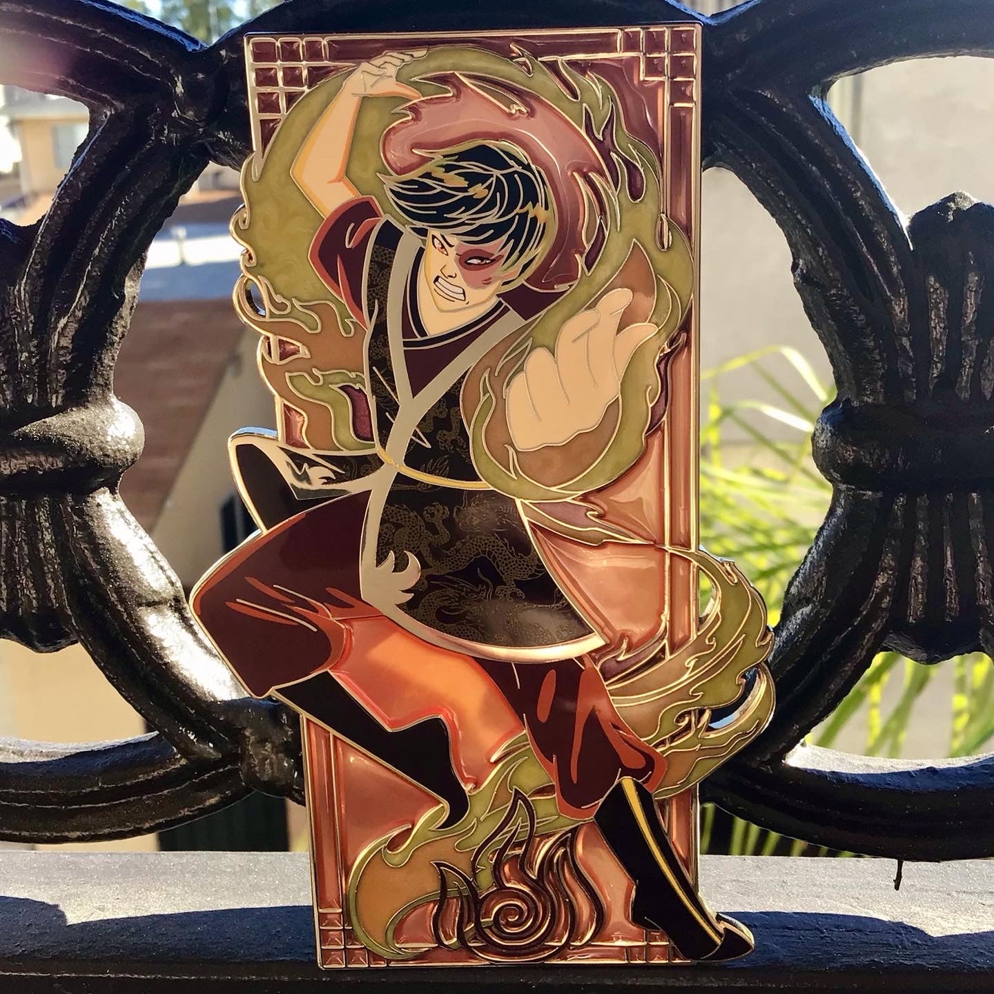 Fire Elemental XL Pin