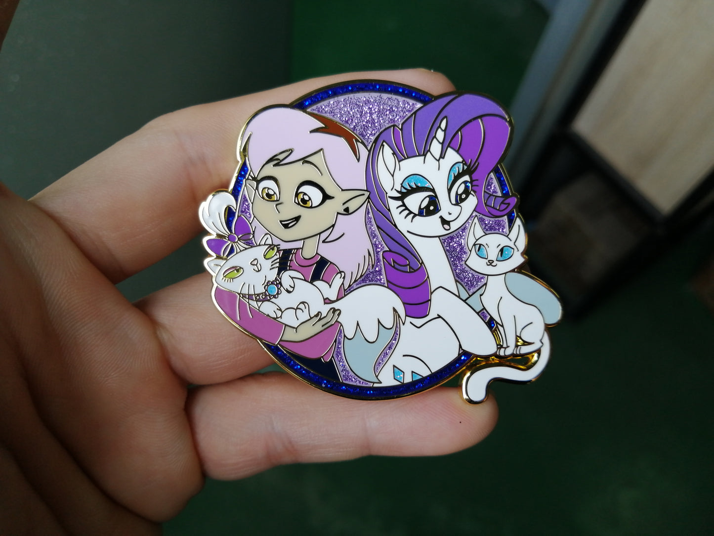 MLPxTOH: Amity and Rarity Pin