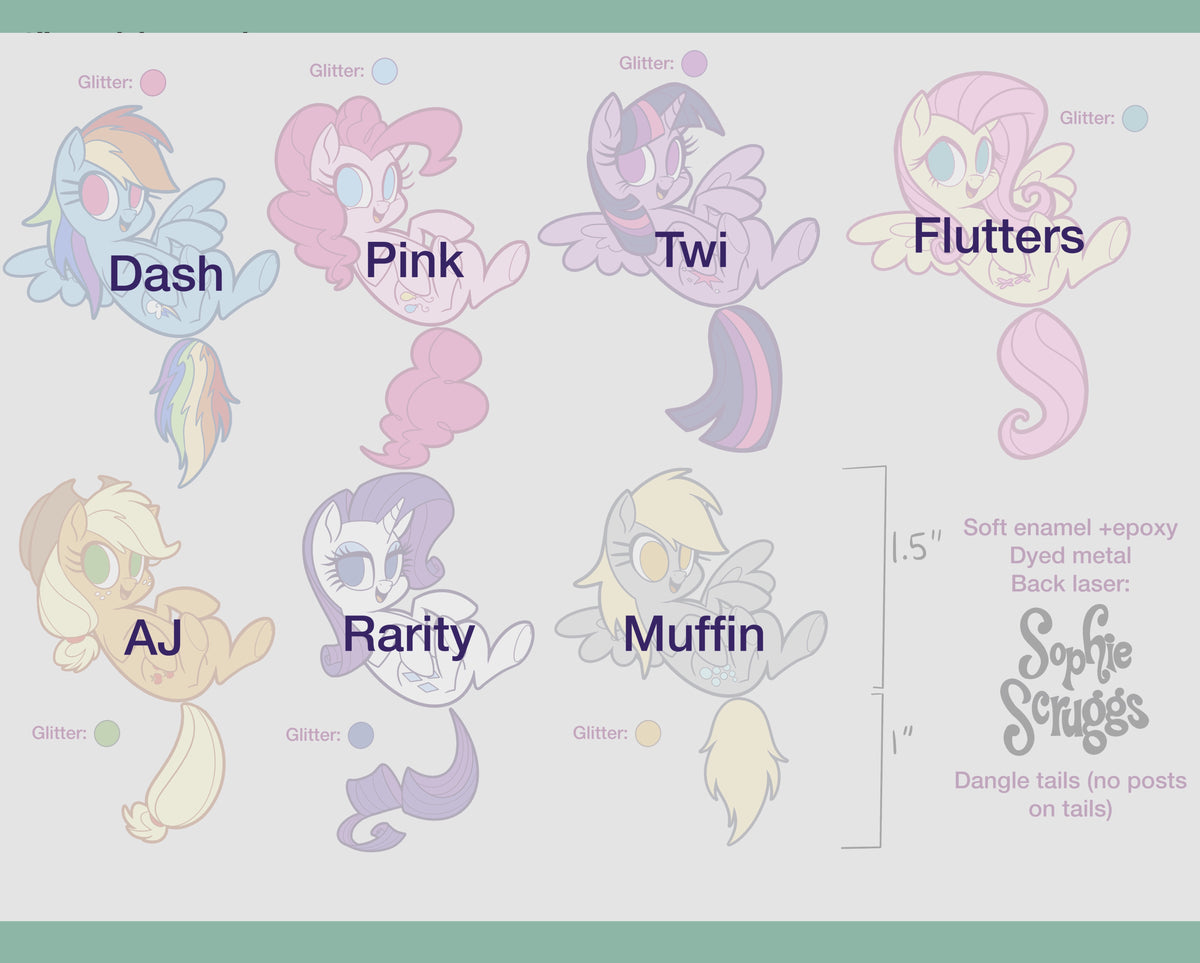 *Preorder* Dangle Tails Pins