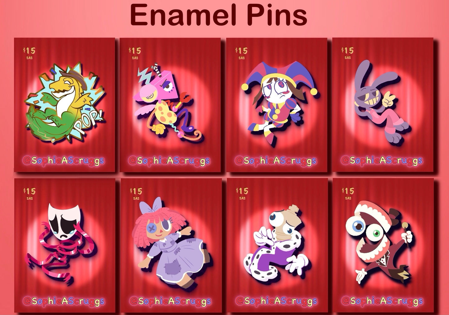 DC Enamel Pins