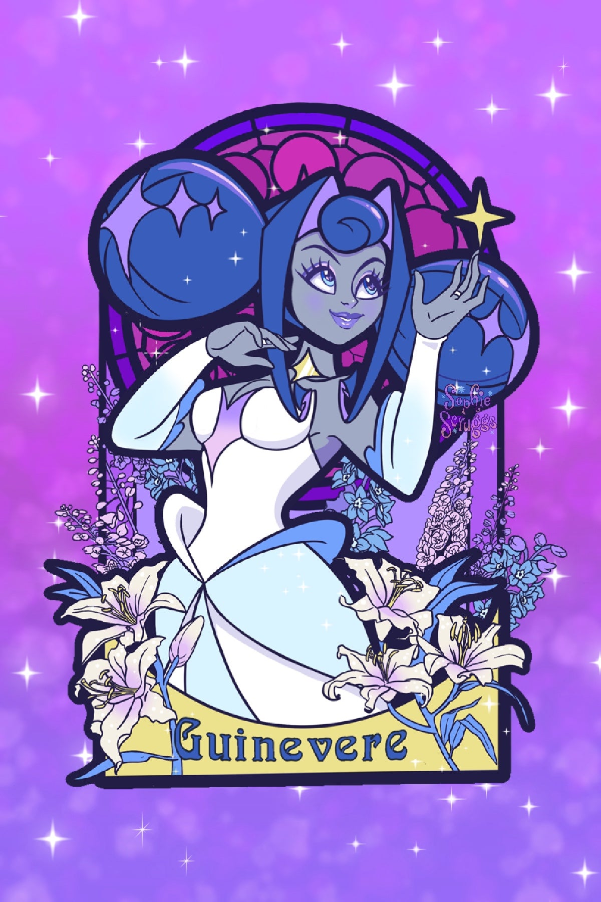 *new* XL Guinevere Enamel Pin