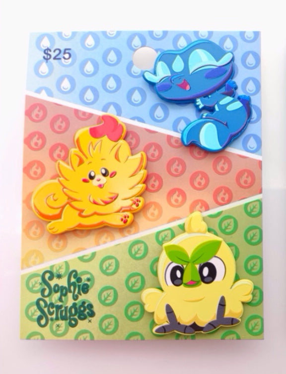 Gen9 Set of 3 Pins