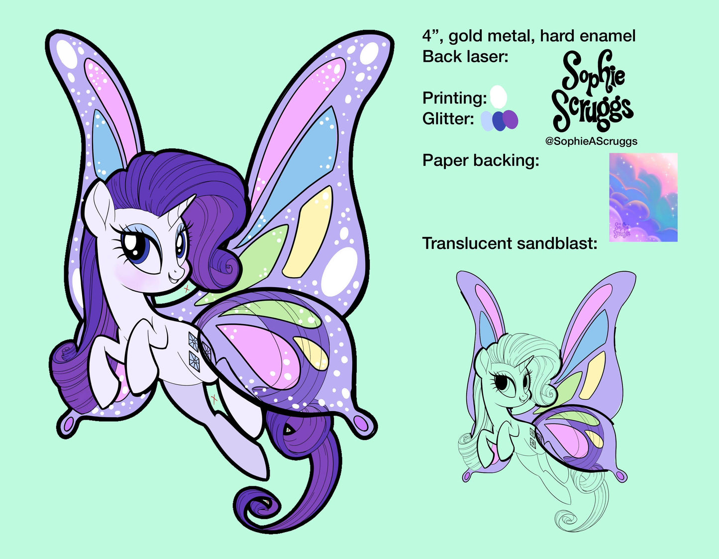 *PRE-ORDER* Generosity Butterfly XXL Pin