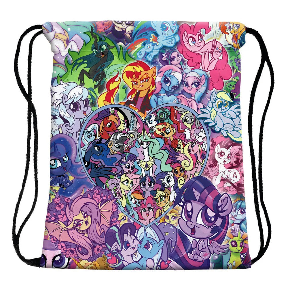 Drawstring Bag-Collage