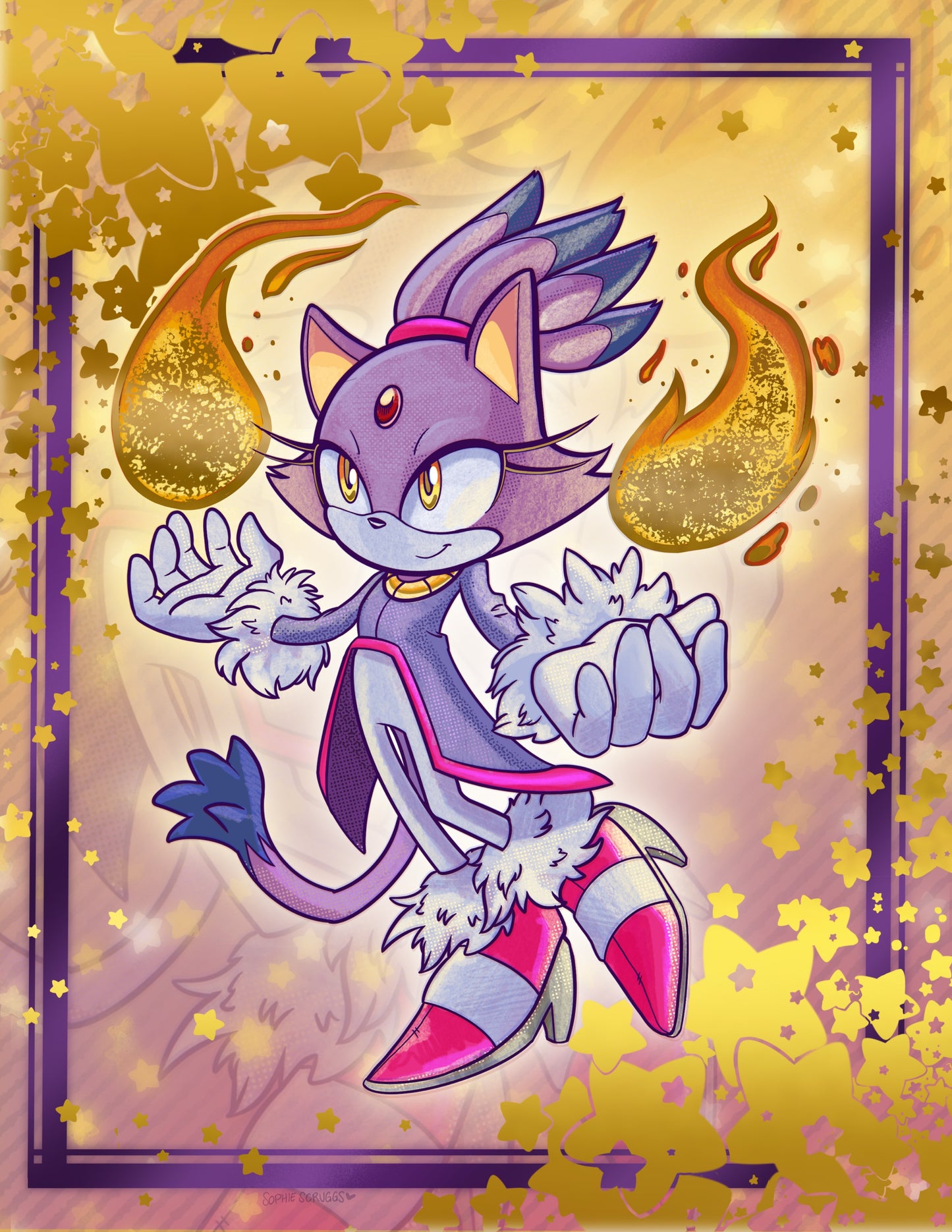 FOIL PRINT: Blaze